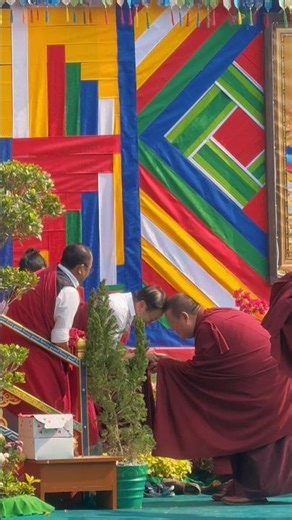 Meeting of two Buddhist Masters