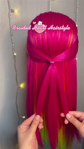 Step-by-Step Braided Heart Hairstyle Tutorial for Valentine's Day
