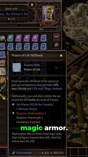 DON'T Sleep on This Defensive Skill #divinity #tips