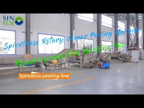 Spindleless Rotary Veneer Peeling Machine/Plywood production Machine line