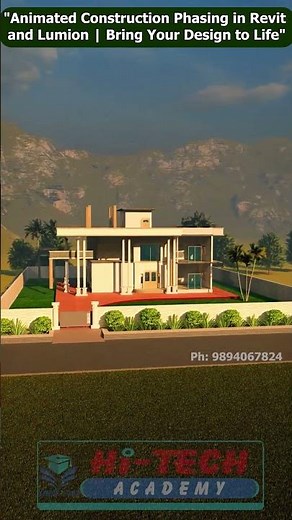 "Animated Construction Phasing in Revit and Lumion Bring Your Design to Life"