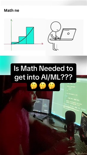 Is math needed for AI/Machine learning?? #machinelearning #mlengineer #aiengineer #edutech #fypage