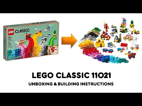Lego classic 11021 ideas Unboxing and Building instructions
