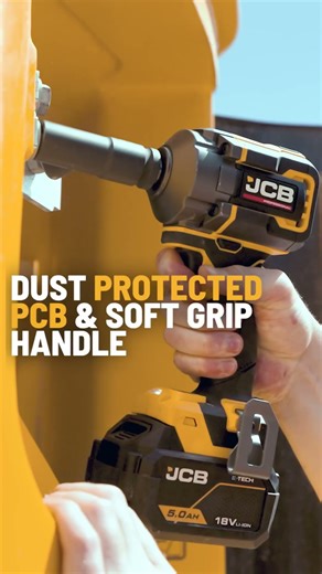 JCB Professional Impact Driver With Digital Display and 620Nm Breakaway Torque - JCB-18PIW-620