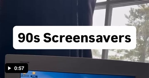 The good old days of screensavers, who remembers these - Video