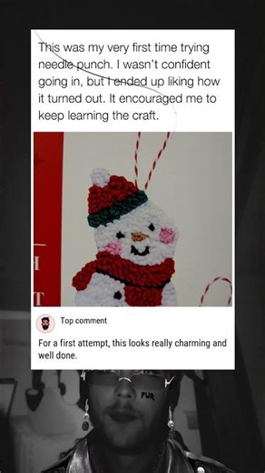 My First Needle Punch Project Ever