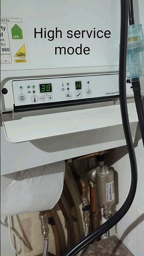 Intergas combi boiler. Service modes