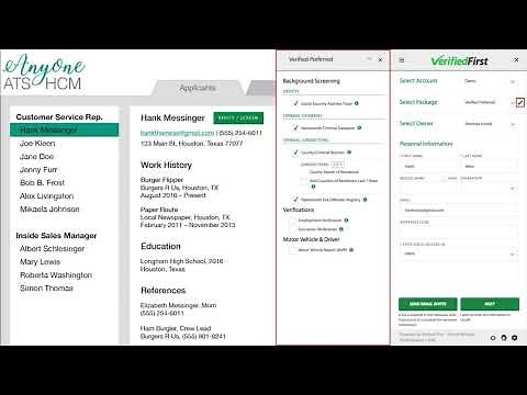 Verified First Integrated Background Screening Solutions