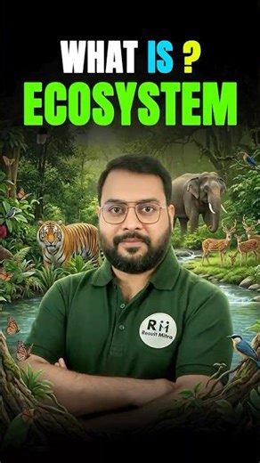 Ecosystem | 1 Minute Booster UPSC Prelims Quick Revision Series #shorts