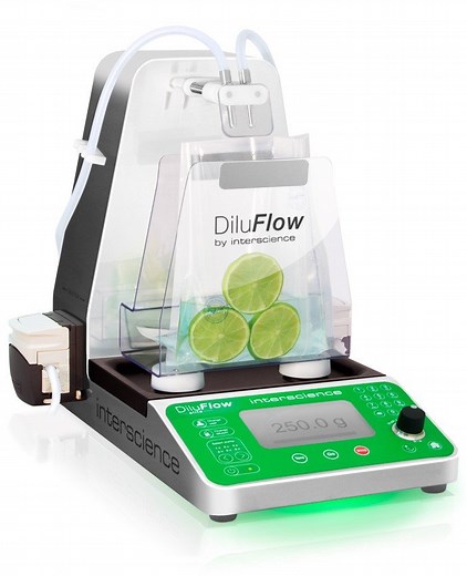 Interscience DiluFlow Elite 5 kg Double Pump Gravimetric Dilutor 5 kg connected