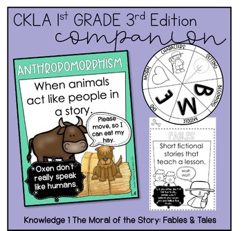CKLA (3rd Edition) 1st Grade Knowledge 1 Companion- The Moral of the Story