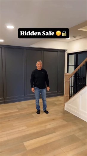 ⁣Number 1 🏆 in our 2025 Top 10 Posts of the Year: a hidden safe 🔒 behind a hidden closet!🚪Discreet, Sleek, and Secure. 💯 Tag a friend who needs to see this. 👇⠀ ⠀ #hiddensafe #hiddendoor⠀ #closetdesign #smarthome | Finished Basements NJ