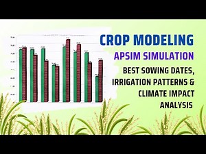 APSIM Tutorial: Optimal Sowing Dates, Irrigation Patterns & Climate change Impact Analysis of Rice