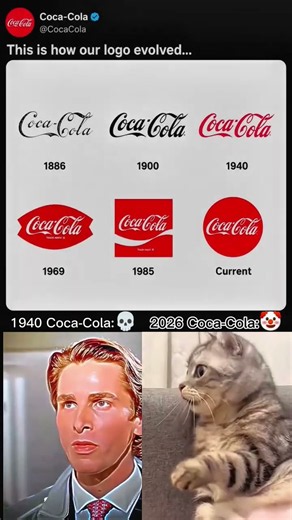 Coca-Cola Logo Evolution 🤯 | 1940 to Today!