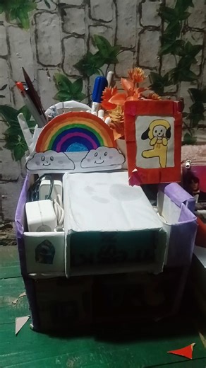 easy DIY rainbow pen organisation 🖊️🌈#students and army 💜