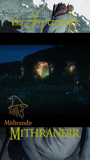Llega una visita inesperada a casa del Hobbit Bilbo Bolsón JRR Tolkien El Hobbit Un Viaje Inesperado JRR Tolkien The Hobbit An Unexpected Journey #mithrandir_maia #mithrandir_clips #jrrrtolkien #hobbit #viral