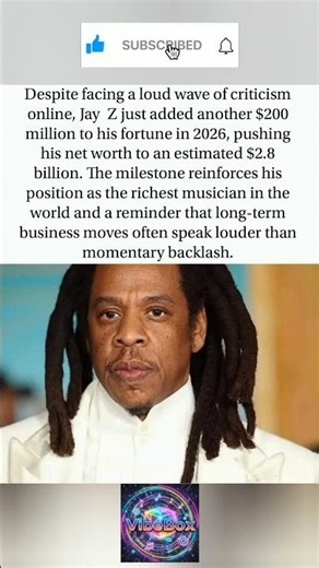 Jay-Z Hits $2.8 Billion Amid the Noise.#jayz #music #shorts
