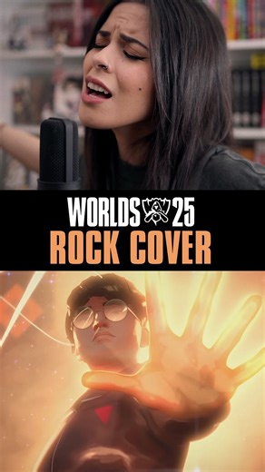 lunity on Instagram: "Our rock cover of “Sacrifice” for the @leagueoflegends Worlds 2025 anthem 🤘 this is my first cover in a few months since getting sick and dealing with long covid & losing my voice, so it feels extra good to share this one with you all 🧡 #worlds2025 #leagueoflegends #lolesports #t1 #faker #gem #riotgames #rockcover #coversong #sacrifice #geng #flyquest"