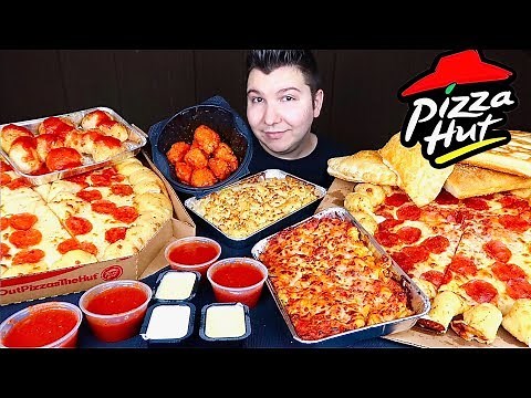 Entire Pizza Hut Menu • MUKBANG