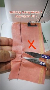 Stitching Going Wrong ? Easy Quick Fix ! #ussewtips #sewingmachineproblems #sewingmachinerepair