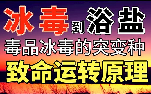 【禁毒科普】从“冰毒”到“浴盐”：四代变种冰毒、毒品经济学、甲基卡西酮