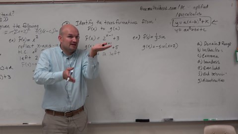 Transformations that convert one function to another exponential