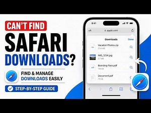Where to See Downloads in Safari on iPhone (iOS 27.0.1)