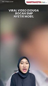 Viral Diduga Bocah SMP Pamer Video Nyetir Mobil