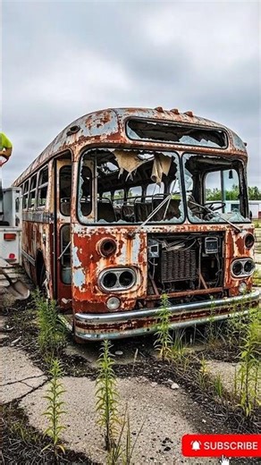 Vintage Bus Restoration Timelapse – Abandoned 1960s Bus Brought Back to Life