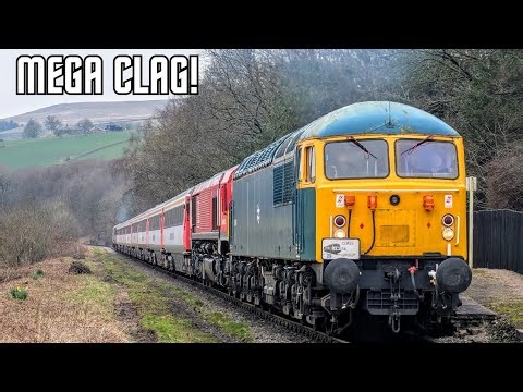 MASSIVE CLAG! 56006 & 50049 Thrash on the East Lancashire Railway Railtour 07/03/26