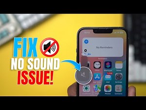 How to Fix No Sound on iPhone | How to Fix iPhone Sound Not Working