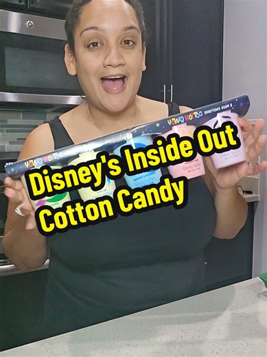Trying Disney’s Inside Out cotton candy 🎨🍭 A 5-pack inspired by the emotions — colorful, fun, and nostalgic. Which emotion would you try first? 👀👇 #disneyfood #insideout #cottoncandy #disneysnacks #disneytreats
