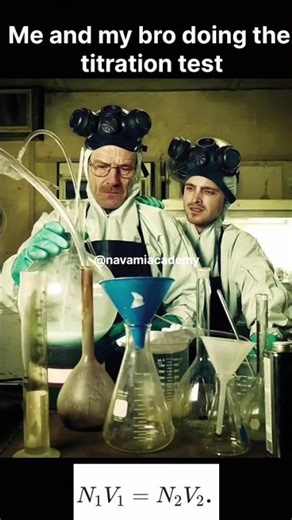 Me and my bro doing the titration test