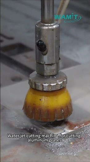 WAMIT Water jet cutting machine for cutting aluminum plates