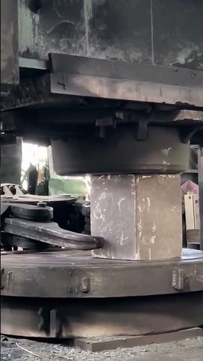 Hot Metal Shaping in Big Hydraulic Hammer