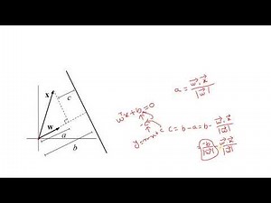 Distance of a point to the decision boundary (SVM)