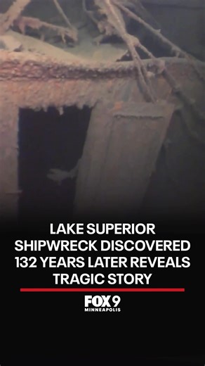 91K views · 510 reactions | After 132 years, the wreck of a ship that sank in Lake Superior has been found and reveals a tragic story. Here's how the ship shank: https://www.fox9.com/news/great-lakes-shipwreck-discovered-132-years-later-reveals-tragic-story | Fox 9 | Facebook