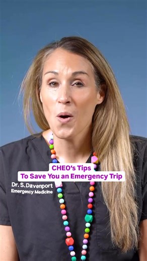 13K views · 42 reactions | Symptoms like cough, vomiting, and diarrhea don’t always need an CHEO Emergency Department visit. Watch Dr. Stephanie Davenport’s advice to save a trip to the ED. | CHEO | Facebook