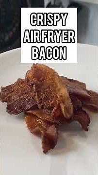 CRISPY Air Fryer Bacon in less than 10 Minutes | Ninja Foodi #shorts
