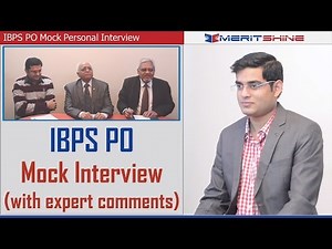 Bank Interview Preparation - IBPS Interview Mock 1 Video Lecture | SBI and IBPS Interview Preparation Guide (English) - Bank Exams