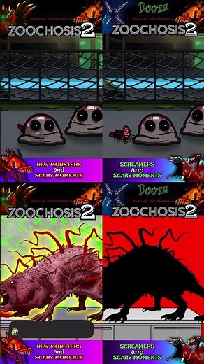 😱 😰 Mutant animals 😨 #horror #animation #cartoon #zoochosis