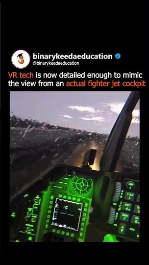 ModernVR tech is getting so realistic that flight simulators now mimic real fighter jet cockpits