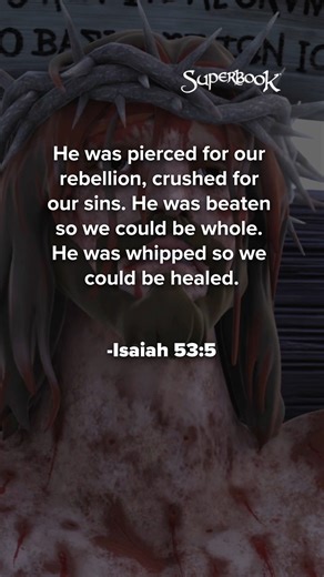 Because of what Jesus did on the Cross, I have healing, peace, love, and forgiveness. ✝️💕🙇🏽 | Superbook