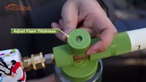 Foam Cannon for Pressure Washer, All Copper Material, Car Wash Foam Cannon with M22 and 1/4 Inch Quick Connector, 1L Bottle, Compatible With Most Pressure Washers (4200PSI)