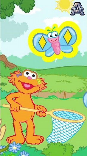 pick up butterfly #sesamestreet #sesame #elmo