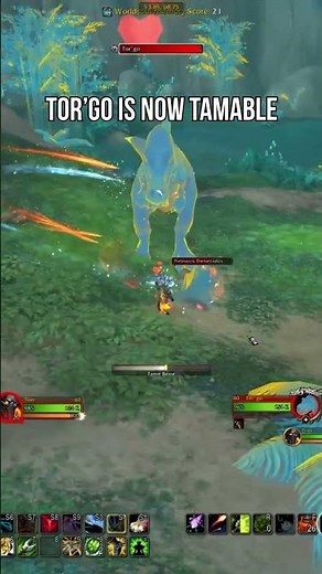 Hunters Can Now Tame Tor’go in the Midnight Pre Patch 👀