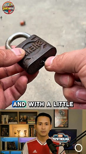 Unlocking a Padlock with a Face Mask_ Genius Emergency Trick_ #shorts #lifehacks #viralvideo | Fun For
