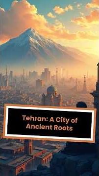 Where is Tehran? A Quick Guide to Iran's Capital City (History & Geography)
