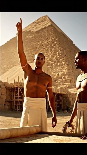 Building a Pyramid | Secrets of Ancient Egypt #aihistory #historyshorts #ancienthistory