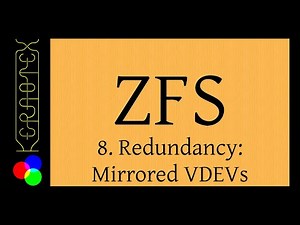 Beginner's guide to ZFS. Part 8: Redundancy: Mirrored VDEVs